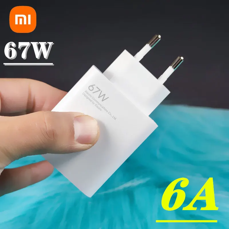 

Original Xiaomi Mi 67W Fast Charger for Xiaomi 11 Pro & Xiaomi 11 Ultra 36 Minutes Fully Charged for laptop air 13.3 Notebook