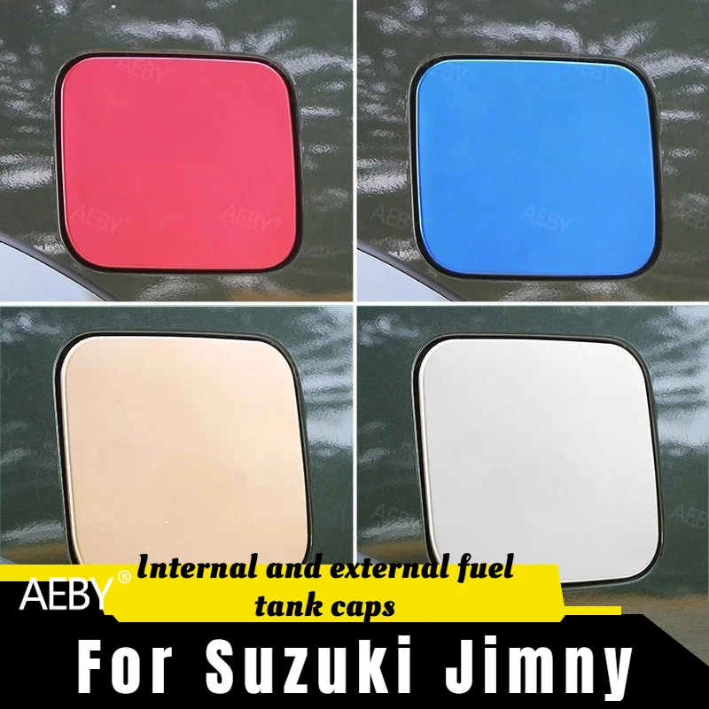 Фото Для Suzuki Jimny 2007-2019: Декоративная накладка на крышку топливного бака, двусторонняя внешняя отделка, аксессуары для экстерьера автомобиля. №1