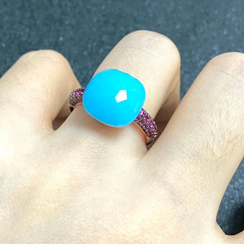 

Женское кольцо с кристаллами, 12,6 мм