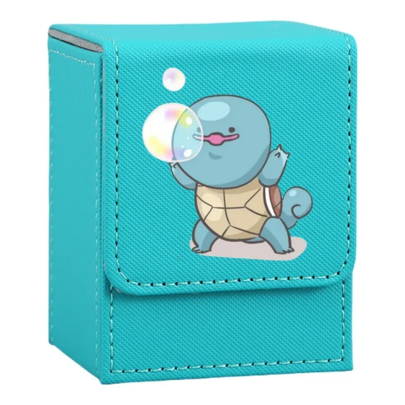 Фото Чехол для карт Pokemon Anime Charizard Charmander Bulbasaur Ivysaur Squirtle, кожаные фигурки «сделай сам», коробка для хранения игровой коллекции №3