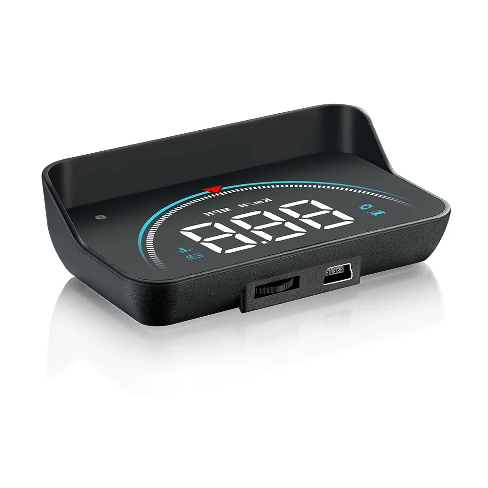 

Автомобильный Проектор OBD-2 С Дисплеем Скорости HUD, Отображающий Скорость, Температуру, Напряжение, С Функцией Предупреждения
