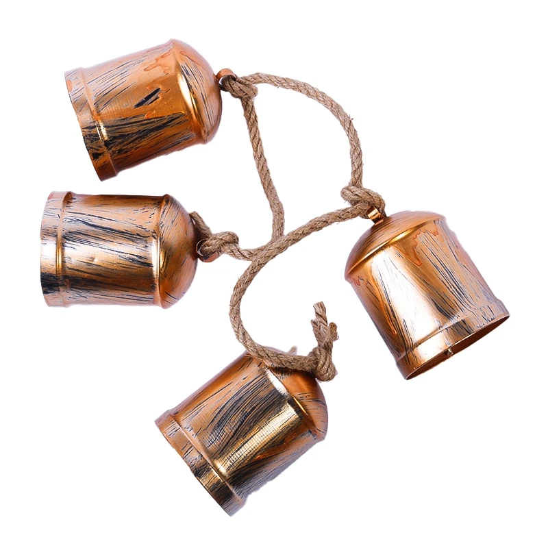 

Hanging Cow Bell Retro Christmas Cow Bell Christmas Indoor And Outdoor Decoration