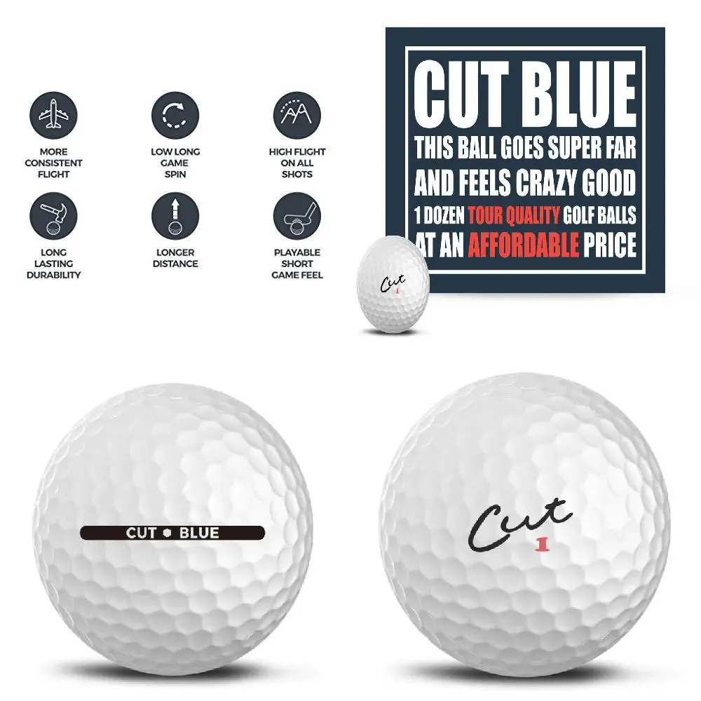 

on the Golf Course. Chic & Ultra-Distance 12-Pack White Urethane Golf Balls For Maximum Control on the Golf Course.