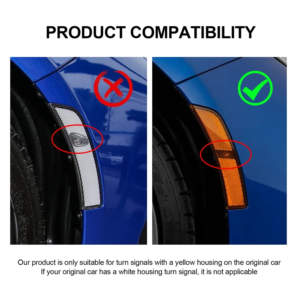 Для USDM Subaru BRZ Toyota GR86 2021 2022 2023 2024 2025 LHD RHD Автомобильный боковой габаритный фонарь