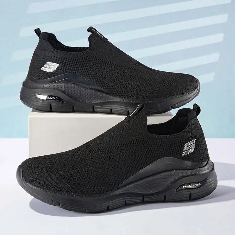 

Outdoor Sneakers Man High-Sole Sport Shoes Male Designer For Top Brand Male Running Shoes Gray Men's Sports Shoes Casual Tennis