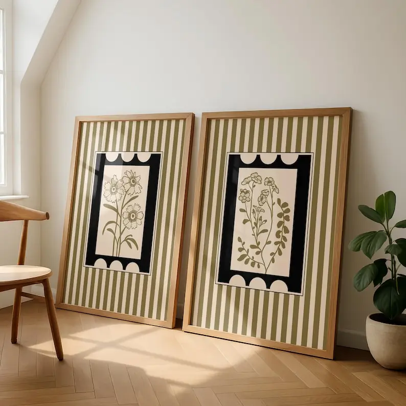 

Настенные полотна "Богемный стиль", набор из 2 штук