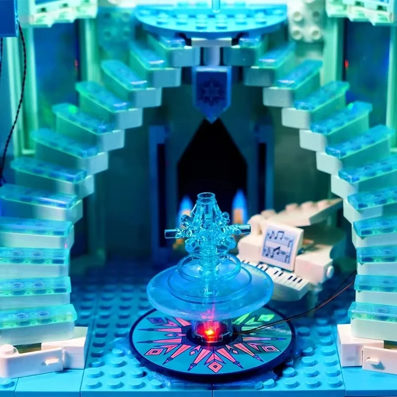 Фотообои с радиоуправлением для конструктора LEGO 43197 ледяной замок (только