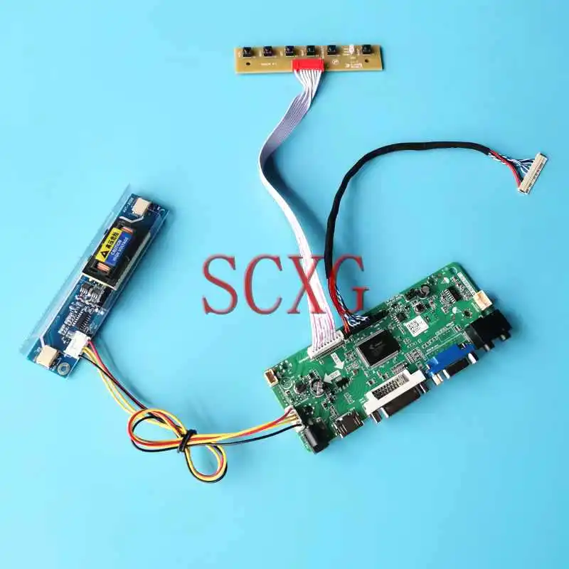 Плата контроллера панели ЖК-дисплея подходит для LM200WD1 LTM200KT03 1600*900 2CCFL 20 "VGA DVI HDMI-совместимый 30-контактный комплект LVDS для самостоятельной сборки