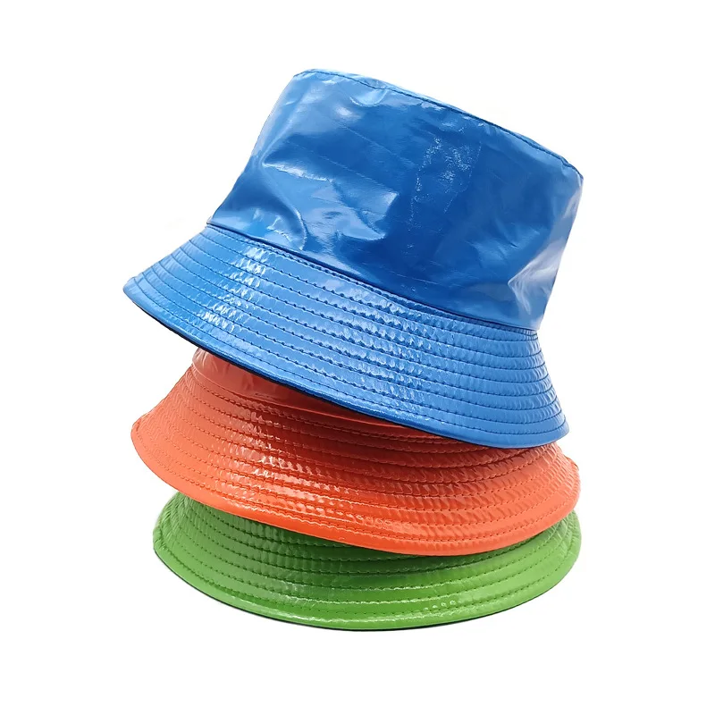 Мужская двухсторонняя шляпа из ПУ кожи золотого и серебряного цвета в