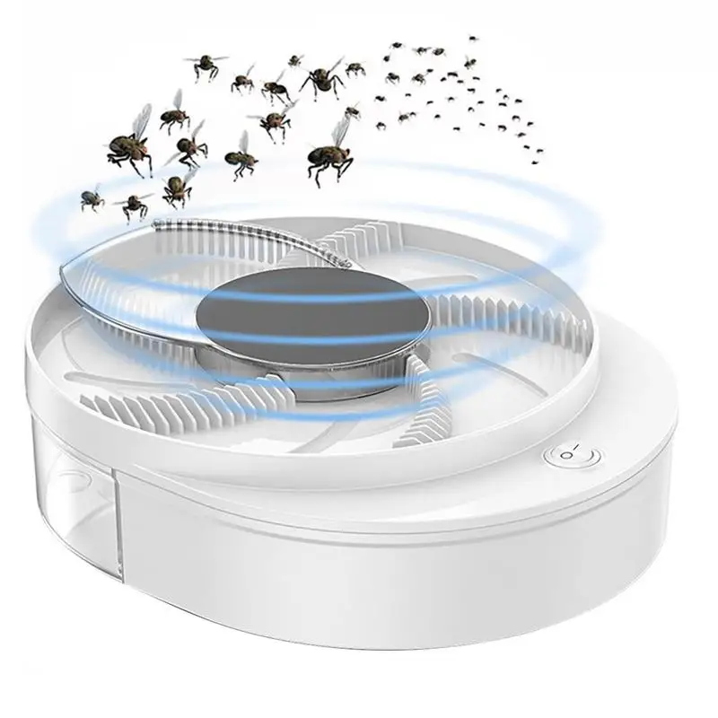 

Outdoor Fly Traps Portable Quiet Rotary Fly Catcher Multifunctional Fully Automatic Fly Catch Zapper Rotating Electronic Zapper