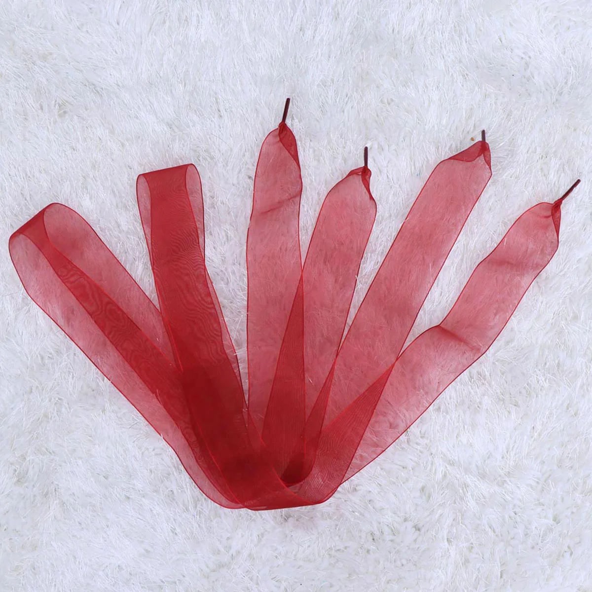 

Flat Satin Ribbon Shoelaces Wide Organza Shoe Laces Colorful for and Kids 4CM