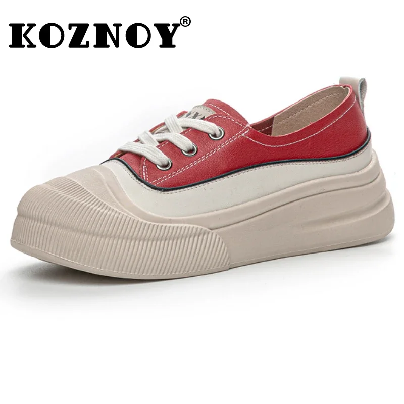 Koznoy 4 5 см новые туфли на плоской подошве из натуральной кожи осенние женские