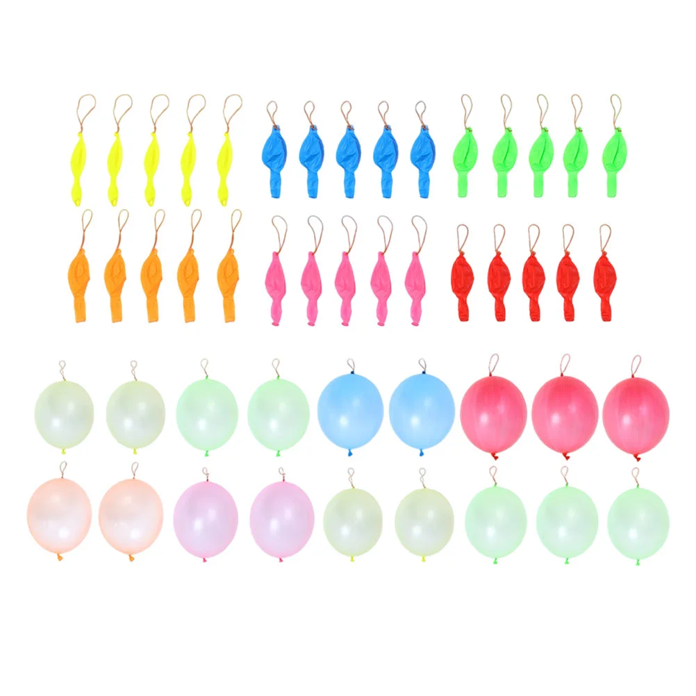 

50 Pcs Latex Punching Balloons Kids Punch Balloon Inflatable Balloons Toys