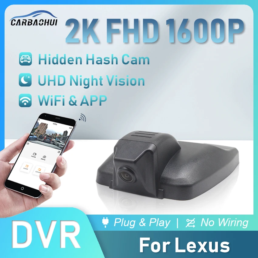 

Car DVR Plug and Play Dash Cam HD Camera For Lexus ES NX RX UX 2015 to 2022 ES200 ES250 ES260F RX200T RX450H NX300H NX200T 260h