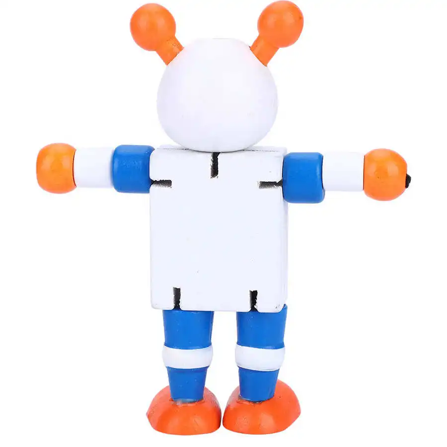 Новинка деревянная игрушка-робот обучающая красочная игрушка для детей