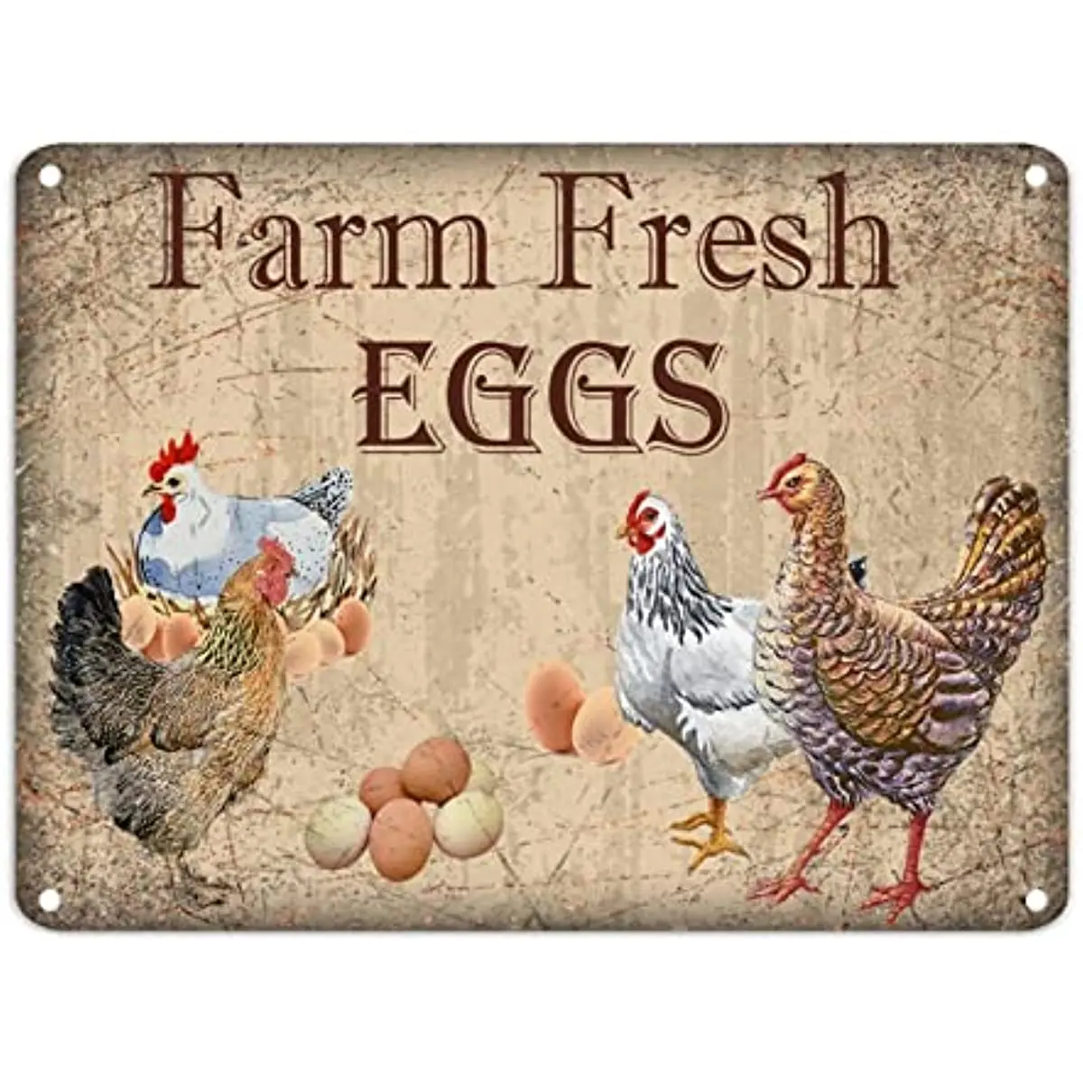 

Металлический жестяной постер с логотипом фермы среднего века, настенный постер с защитой от коррозии и налета