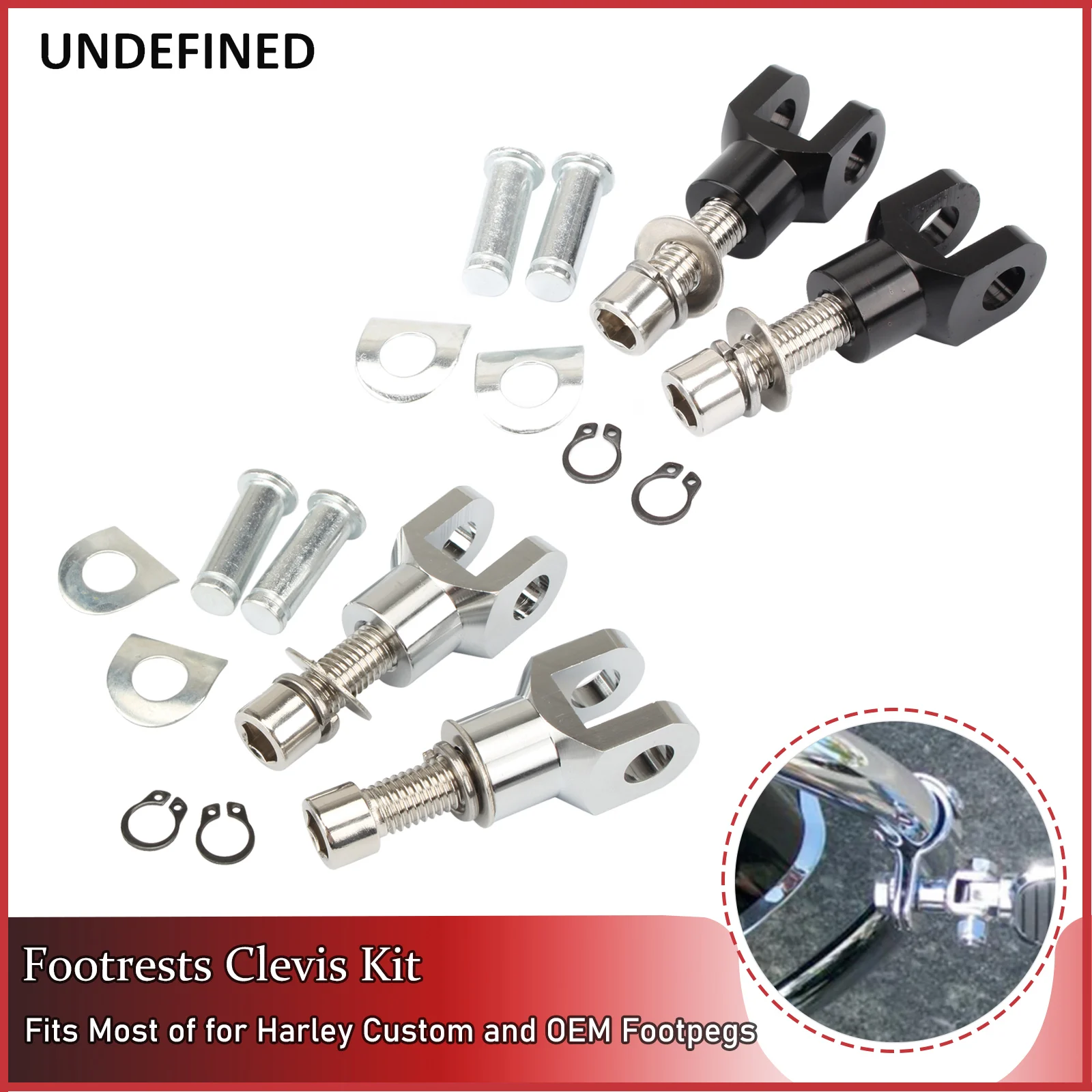 

29 мм/39 мм подножки для мотоцикла Поддержка крепления подножки Скоба набор оборудования Универсальный для Harley Softail Low Rider Custom FXST