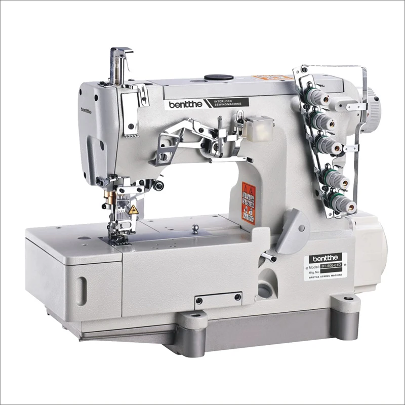

BT-500D Big Square Head Three Needle Five Thread Interlock Sewing Machine Industrial Sewing Machine