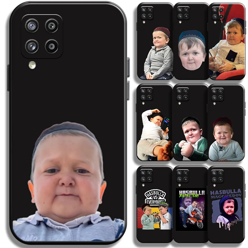 

Hasbulla Funny Cute Children For Samsung Galaxy M32 M32 5G Phone Case Back TPU Cover Shockproof Soft Funda Coque Carcasa