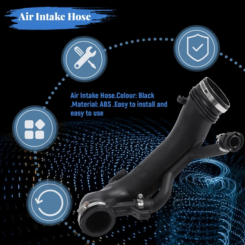 Автомобильный воздухозаборник турбо шланг для Peugeot 207 3008 308 5008 RCZ 508 16V Citroen C4 C4L Picasso