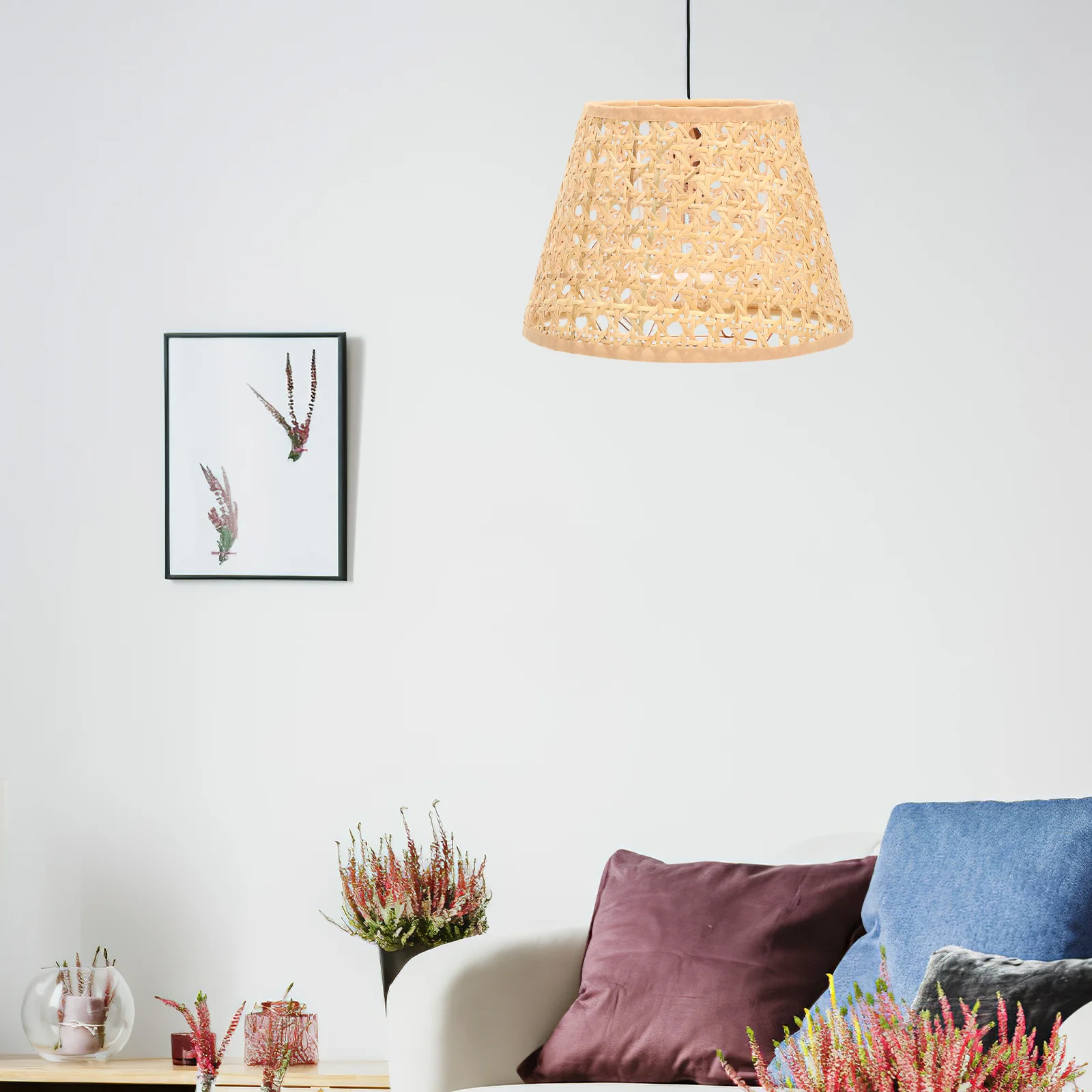 

Lamp Shades Floor Lamps Bulb Shade Cover Drum Lampshade Hanging Lamp Shade Bohemian Light Cover Floor Lampshades