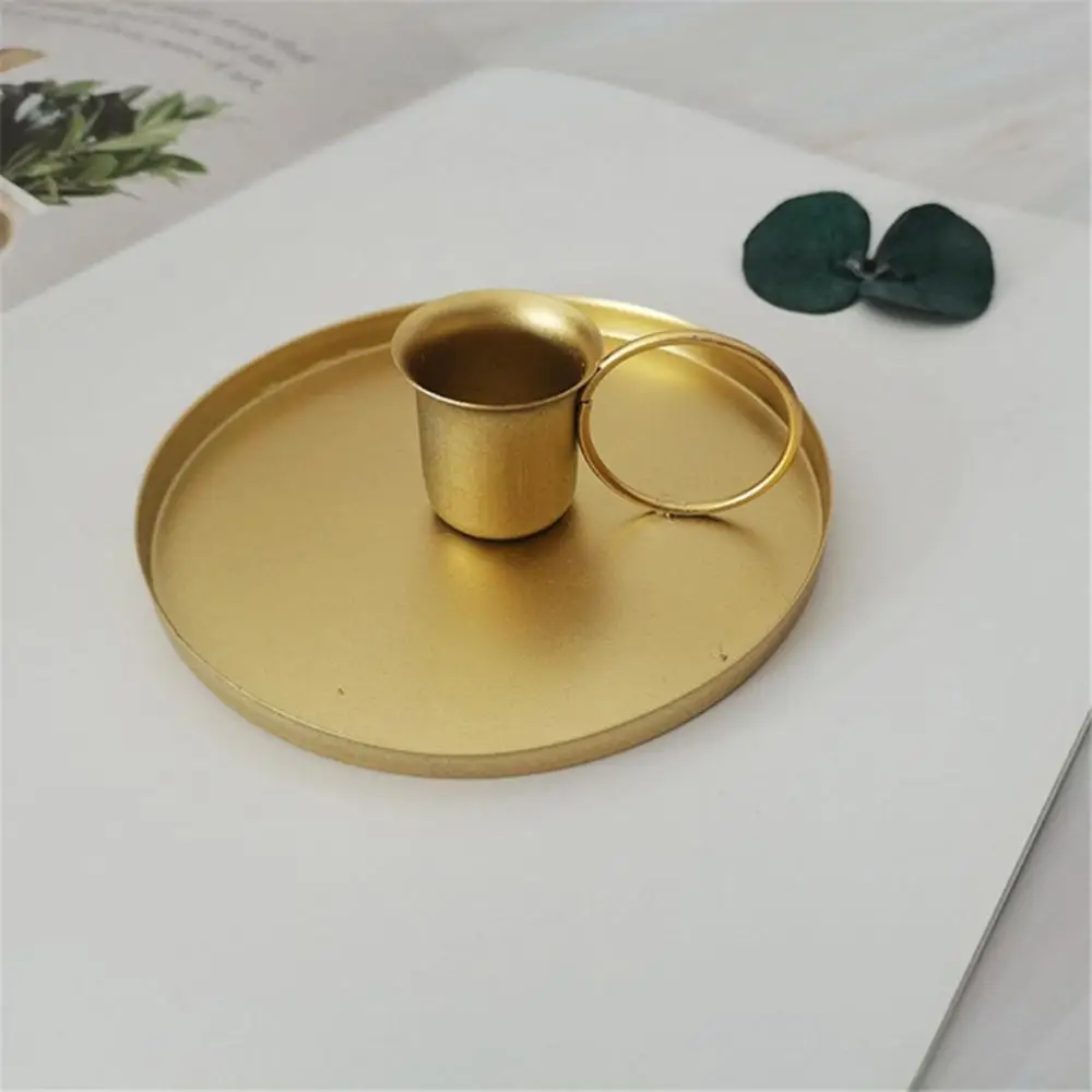 

1pc Retro Candle Holder Wedding Decoration Candlestick Taper Aromatherapy Candle Holder With Handle Party Home Decor Ornaments