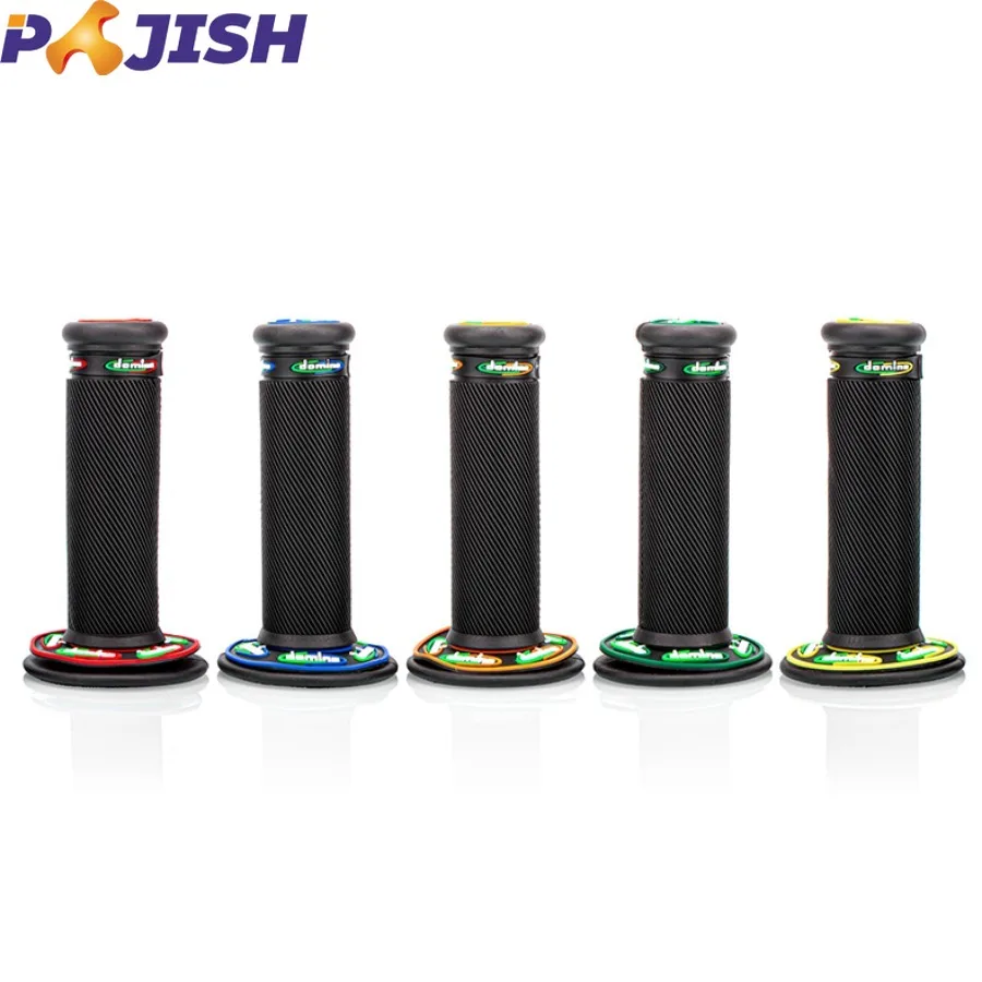 Universal 22mm Handlebar Grip Cover Soft Rubber Motorcycle Grips For Cafe Racer