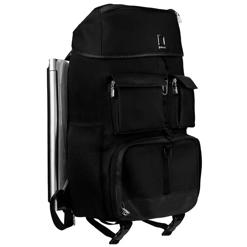 Twill Canvas Travel Backpack Bag Fits up to 17.3 Inch Laptop