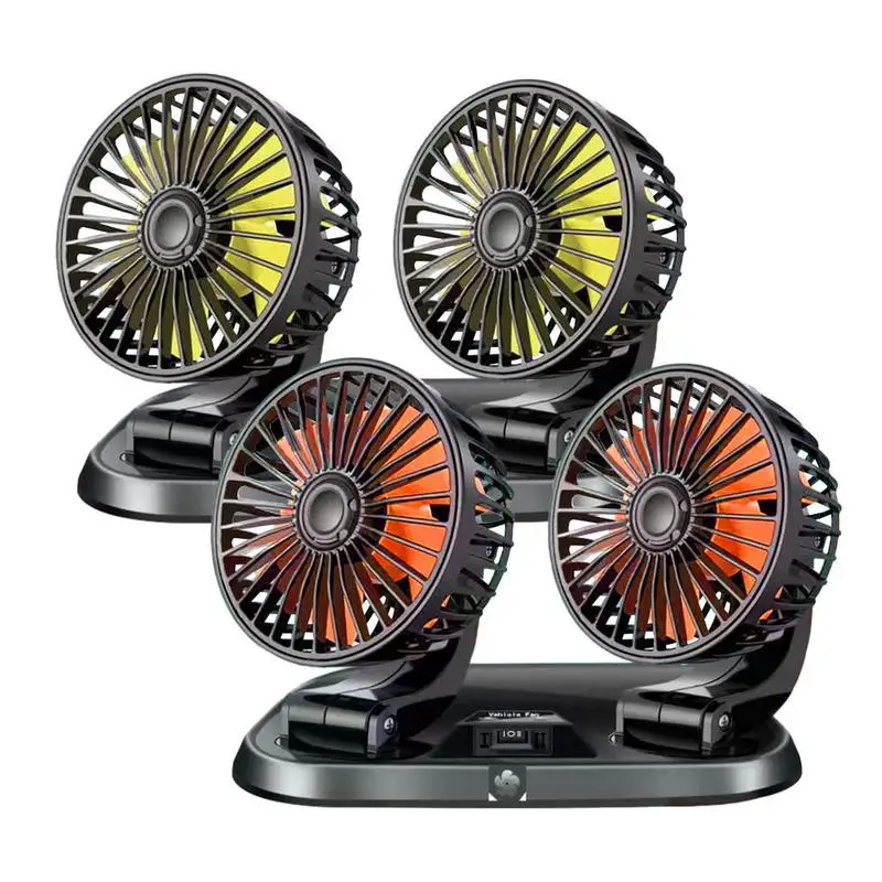 

Электрический автомобильный вентилятор, Вращающийся Двухсторонний Регулируемый автомобильный вентилятор, USB Охлаждение, аксессуары для интерьера автомобиля, энергосбережение для автомобилей