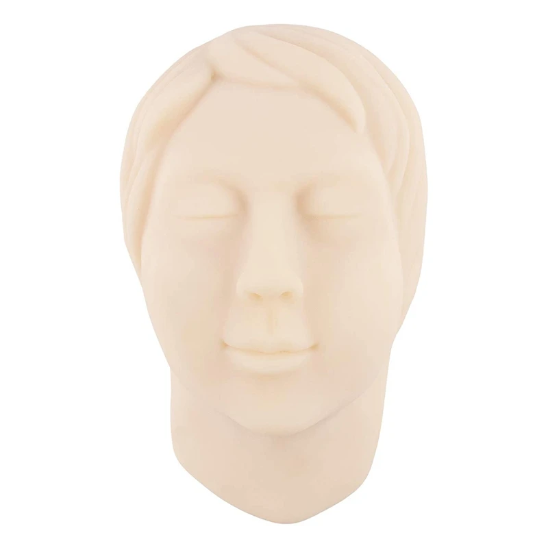 

Training Silicone Mannequin Face Model Head Model For Micro-Plastic Teaching, Practice Training To Esthetician Student