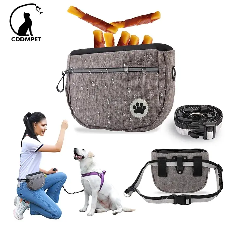 

Stylish Portable Pet Dog Training Waist Bag with Treat Snack Bait for Outdoor Dogs Obedience Agility Feed Storage Pouch Food Rew