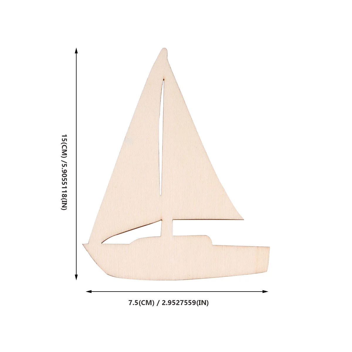 18 шт. необработанные окрашенные пустые подвесные деревянные кусочки
