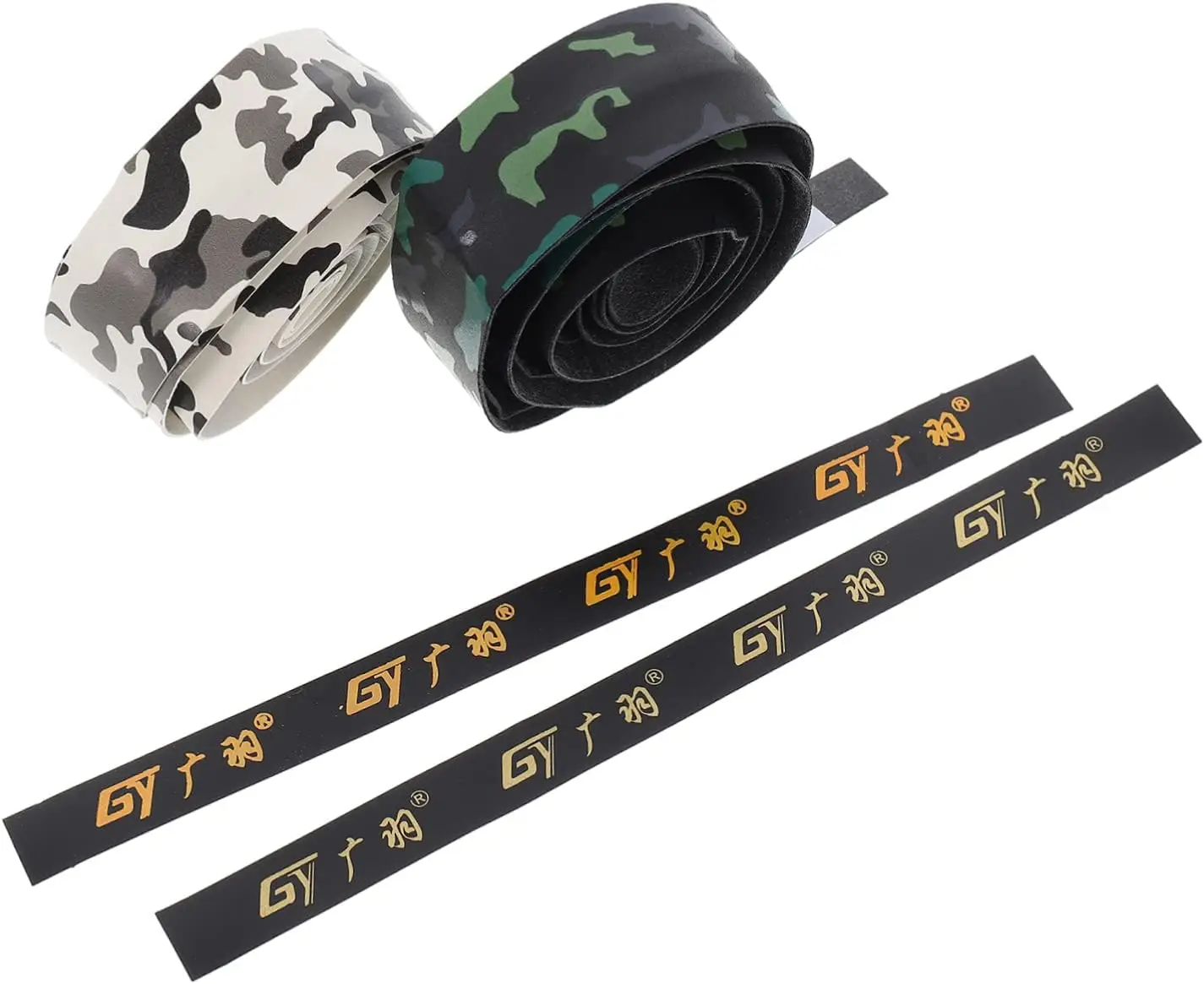 

KOMBIUDA 2pcs Hand Glue Camo Tape Badminton Grip Tennis Tape Tennis Grip Tape Wrap Tennis Racket Tape Fishing