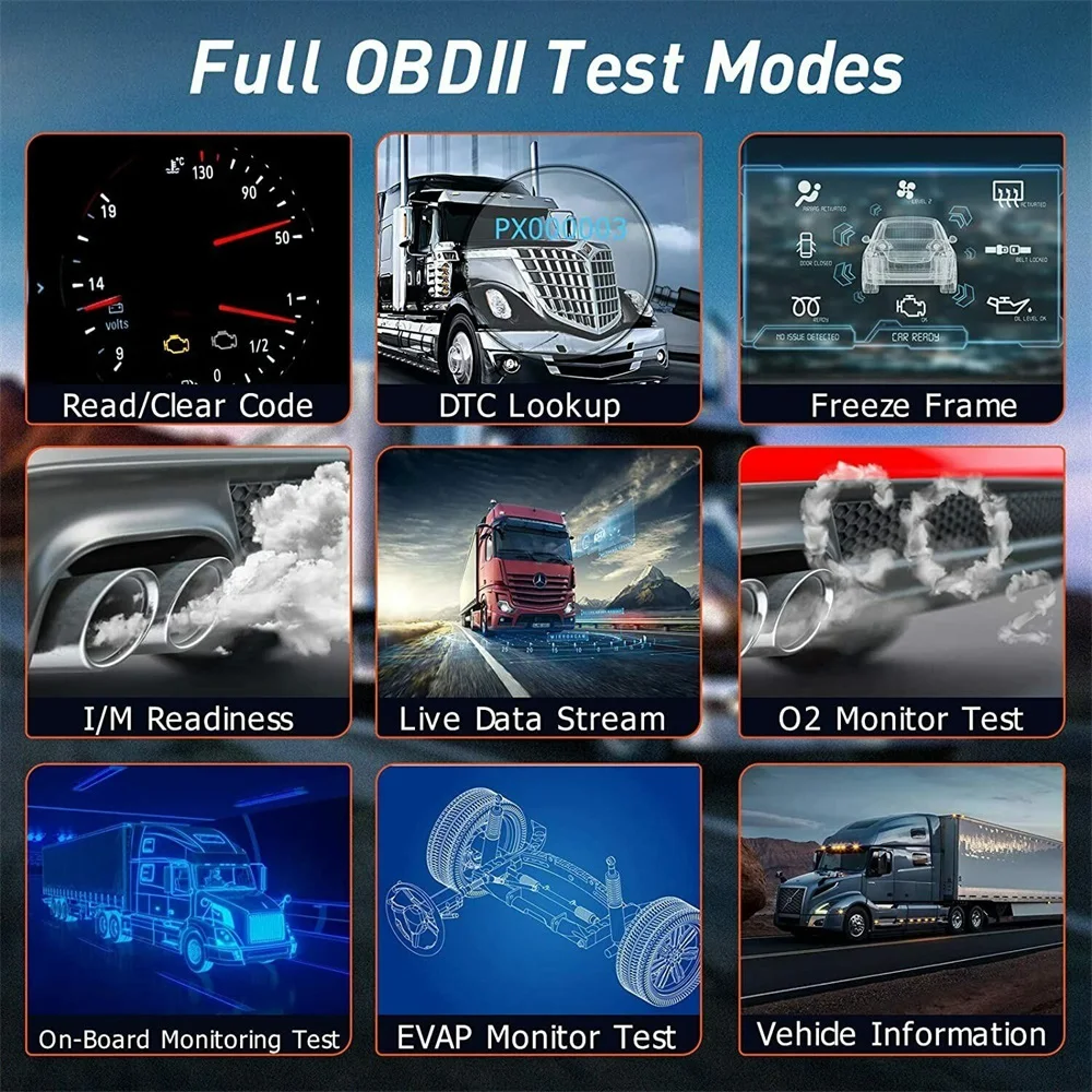 Диагностический сканер ANCEL HD3200 для тяжелых грузовиков DPF регенерация сброс масла