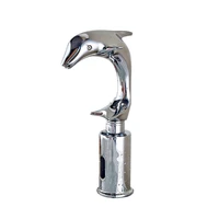 touch free motion sensor sink faucet dolphin style