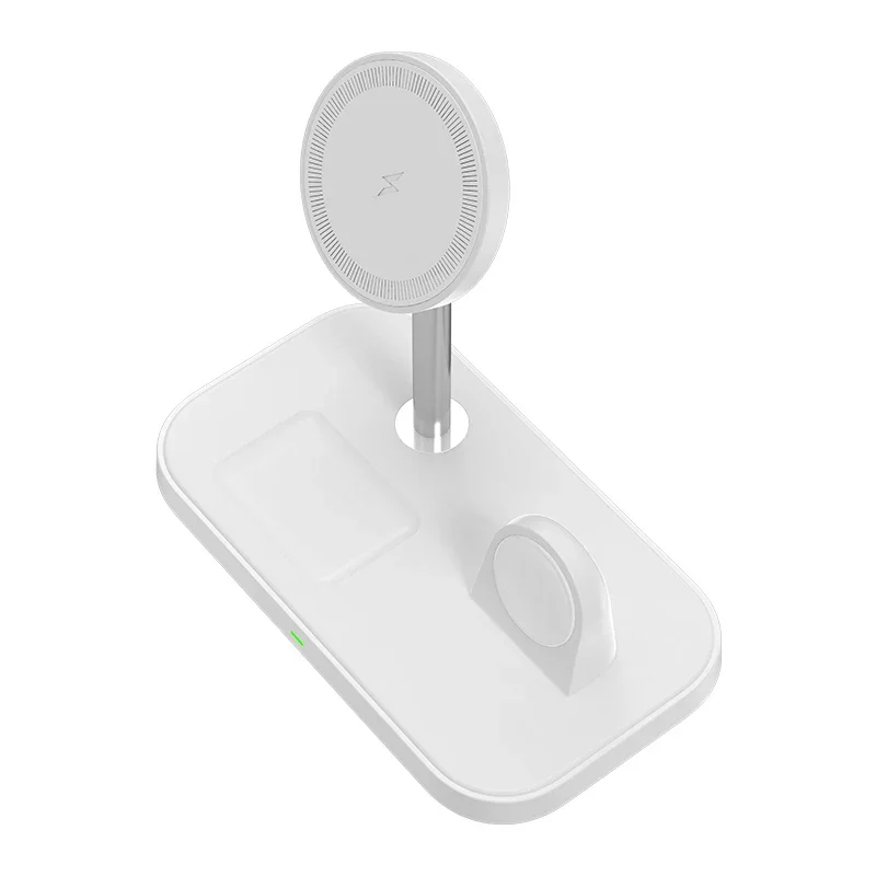 Высокоскоростное магнитное зарядное устройство 3 в одном беспроводное 2022 для iPhone