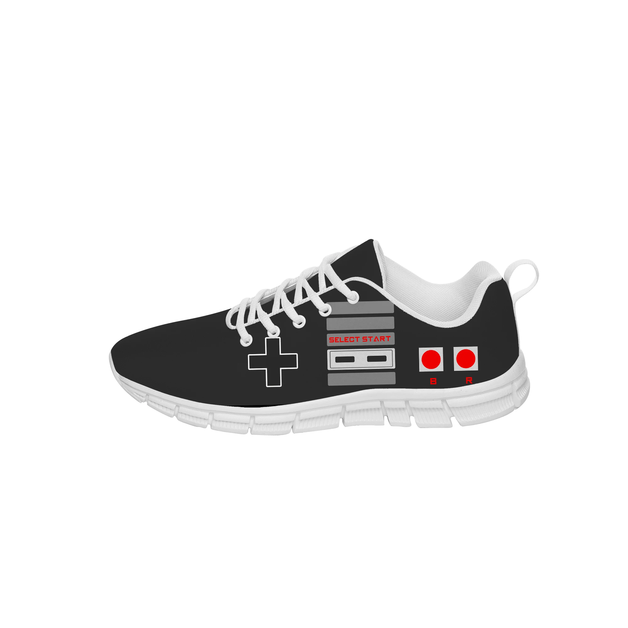 

Nintendo Nes Controller Sneakers Mens Womens Teenager Casual Cloth Shoes Canvas Running Shoes 3D Print Lightweight shoe