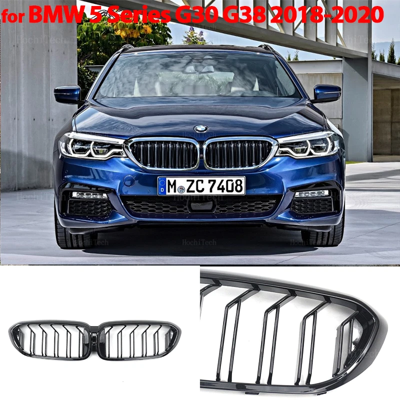 

Передняя решетка радиатора для BMW 5 серии G30 G38 Pre-LCI 2018 2019 2020, автомобильные аксессуары, замена автомобиля, гоночная решетка, глянцевый черный