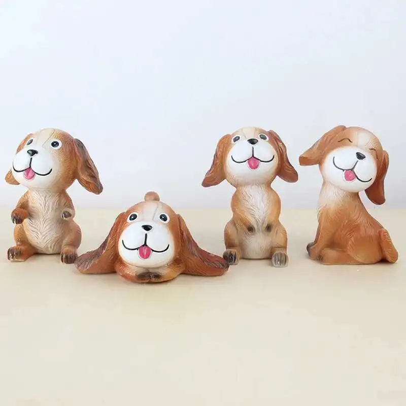 Мультяшная собака Cornetto аксессуары для дома изделия из смолы автомобиль ручная