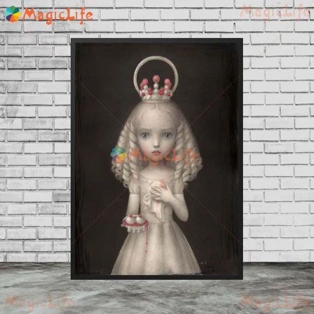 Мультяшные настенные картины для гостиной детской скандинавский постер