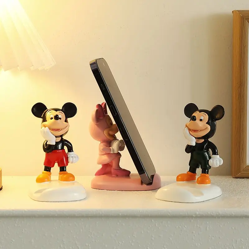 Disney милый Микки и Минни мультфильм Kawaii держатель для мобильного телефона