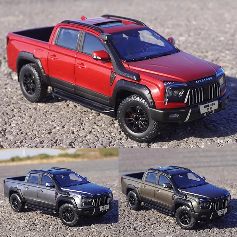 Фото Масштабная модель внедорожника Bosheng S9 4x4 (пикап) из сплава, 1:18, для тяжелых условий эксплуатации №1