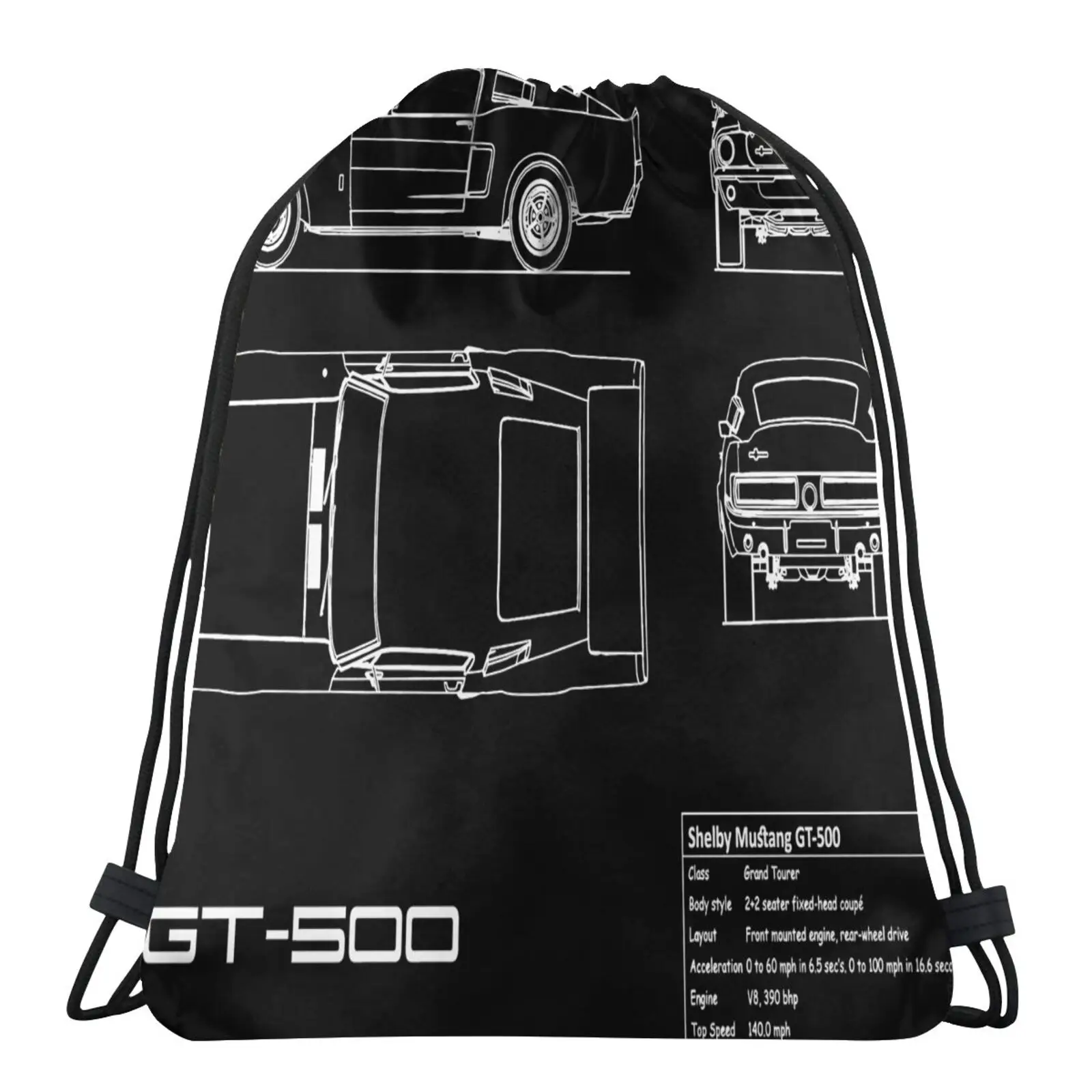 

Красный мужской рюкзак Shelby Mustang Gt500, сумки для обуви, готические Сумки на шнурке для обуви, сумки на шнурке, сумка на шнурке, соломенный зеркал...