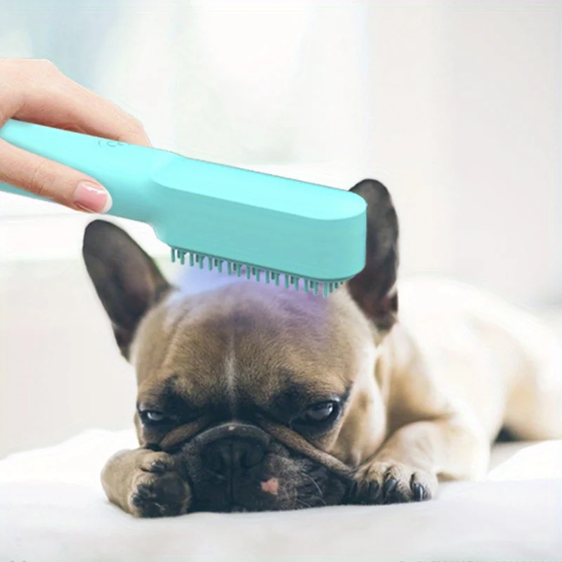 

Pet Comb Ultraviolet Ray Mite Killing Deodorizing Brush Dog Cat Cleaning Comb USB Charging Convenient Sterilization Brush