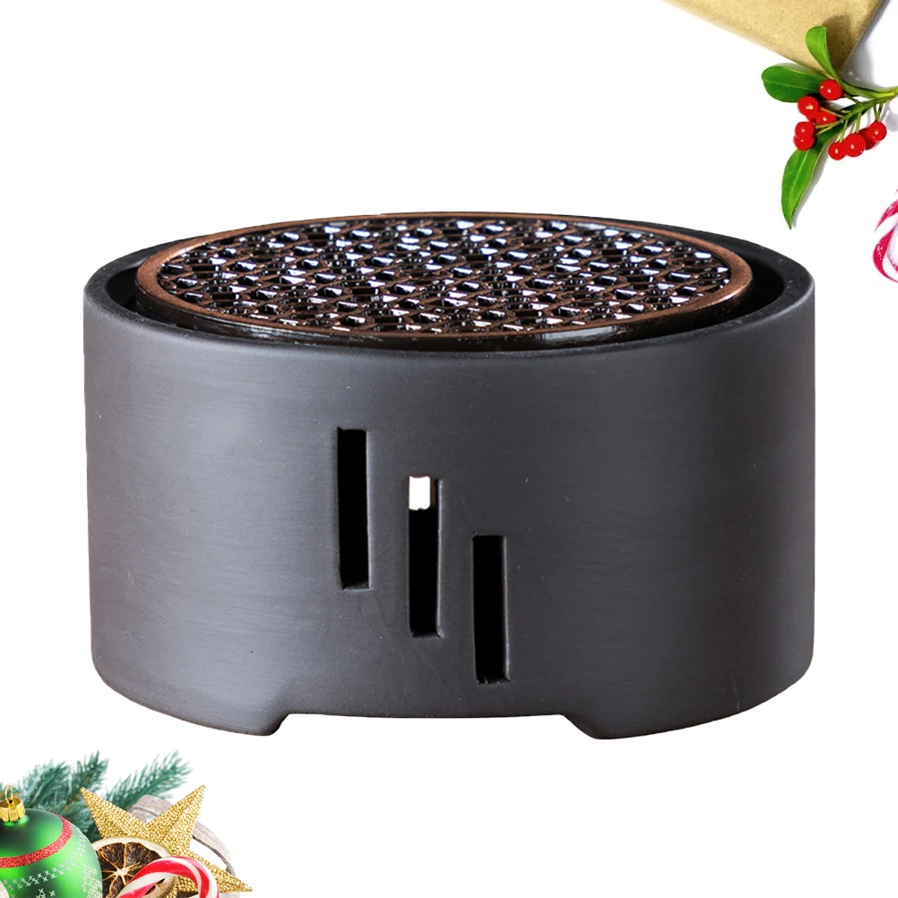 

Warmer Teapot Tea Heater Coffee Ceramic Cast Iron Holder Mug Light Warmers Tealight Stove Retro Porcelain Desk Plate Butter Pot