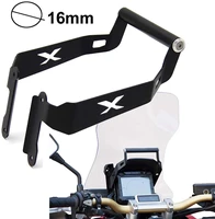 motorcycle front stand holder smartphone for honda x adv 750 xadv xadv750 gps bar mobile phone bracket gps black 16mm