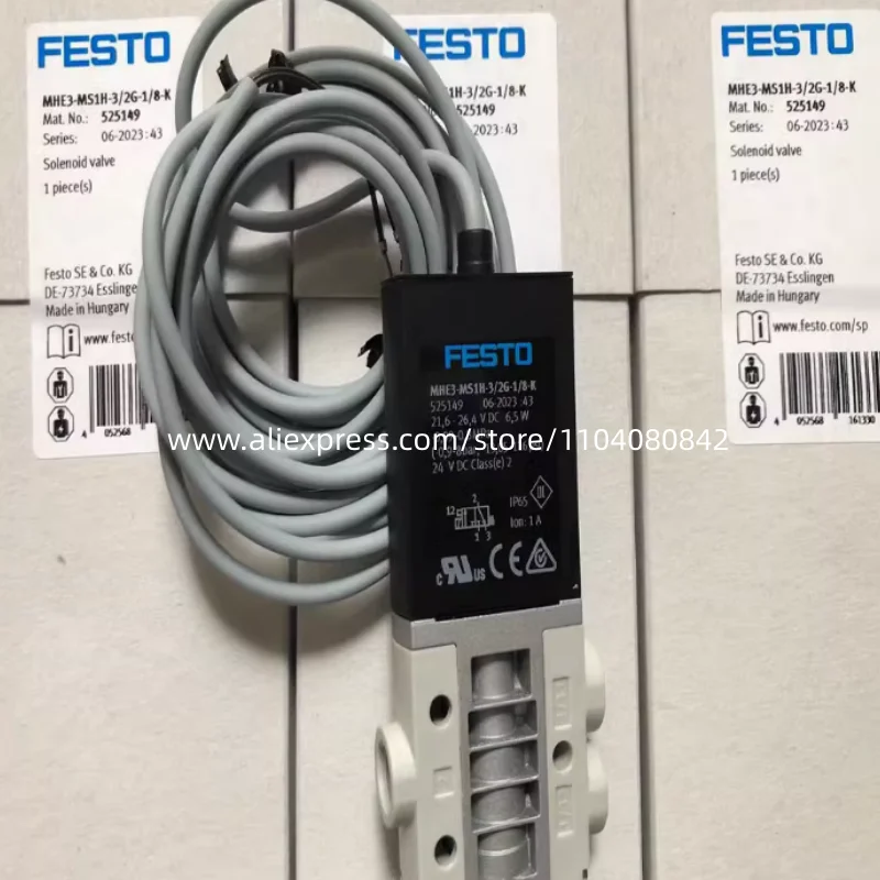 Новый оригинальный клапан 525147-MHE3-MS1H-3/2G-1/8 525167-MHE3-MS1H-3/2O-1/8