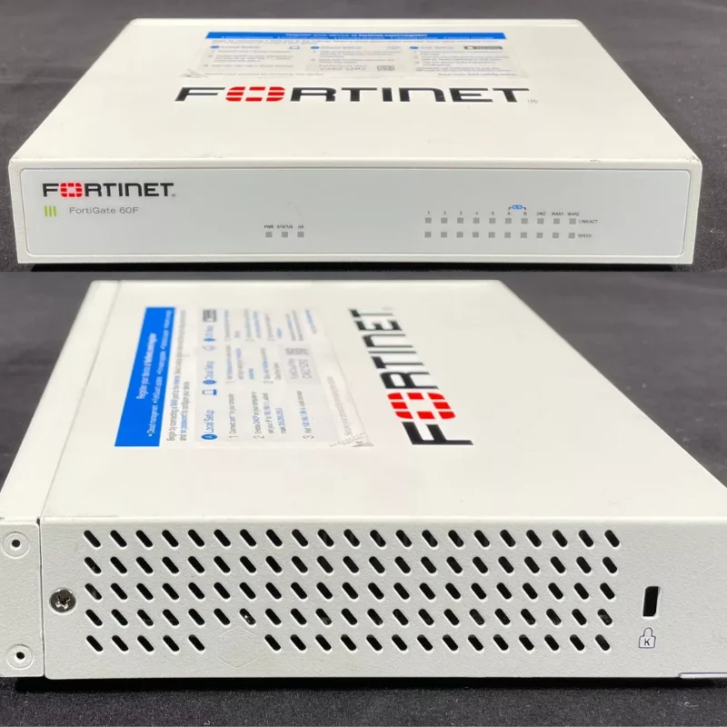 Фото Новый межсетевой экран FortiGate FG-60F нового поколения для предприятий, 10 портов, пропускная способность 10 Гбит/с, 1U, для установки в стойку, в наличии №3