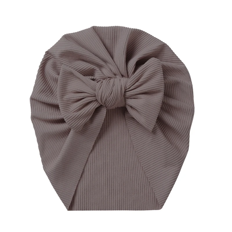

Baby Turban Hat with Bow Knot for Boys Girls 0-24M Breathable Soft Comfort Headdress with Highly Stretchy Universal Size
