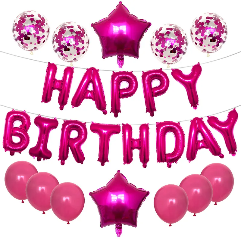 

Набор воздушных шаров для дня рождения LQZZY